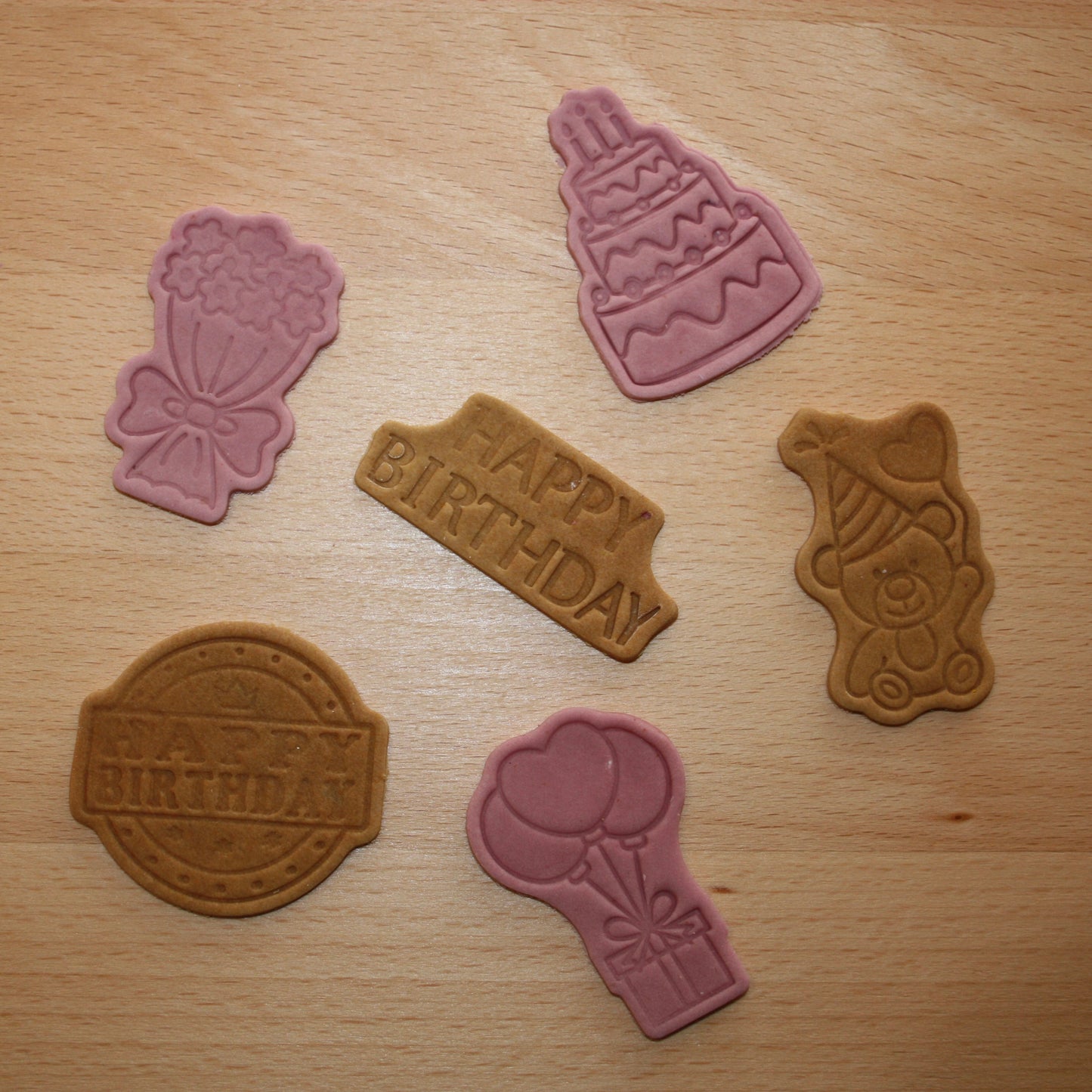 Purple Birthday Bikkies