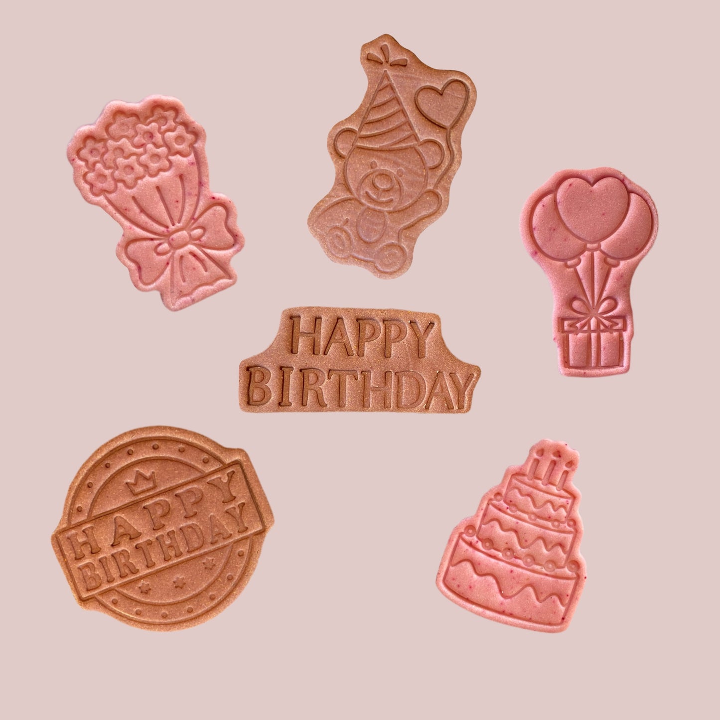 Pink Birthday Bikkies