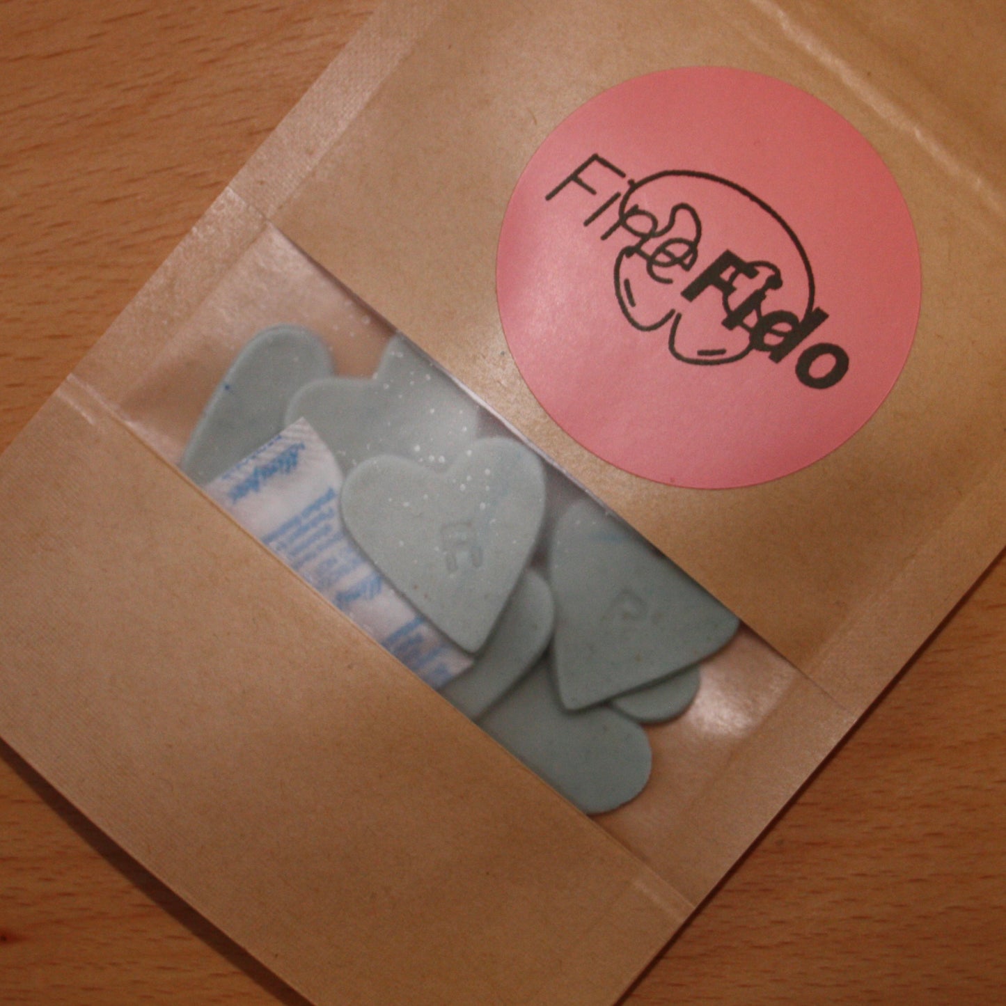 'R' Blue Mini Initial Hearts