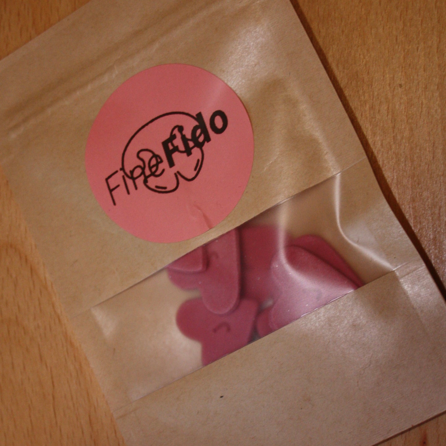 'J' Dark Pink Mini Initial Hearts