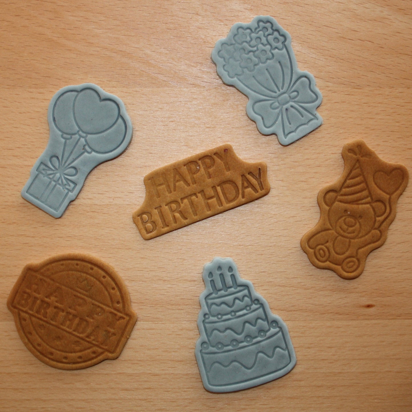 Blue Birthday Bikkies