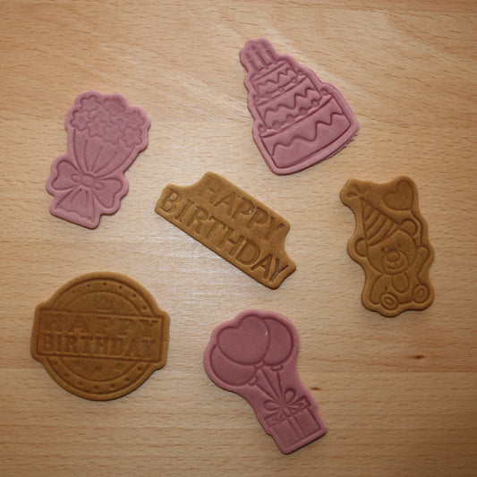 Purple Birthday Bikkies